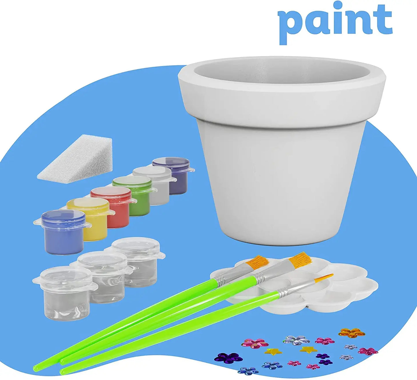 Dan&Darci - Cast, Paint & Plant Kit for Kids &