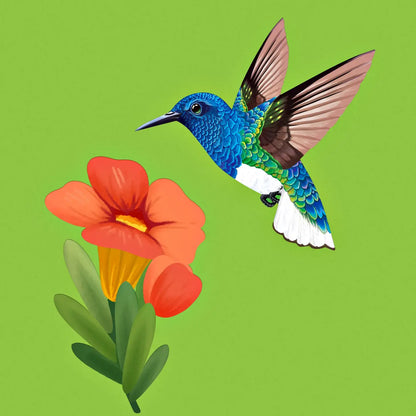 Wonder Paper Art - Hummingbird 3D Pop Up Card