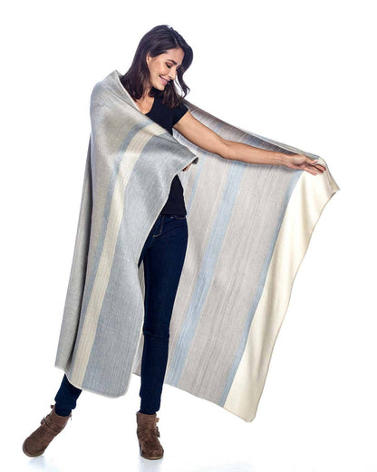 Alpaca Throw - Silver Birch: Throw