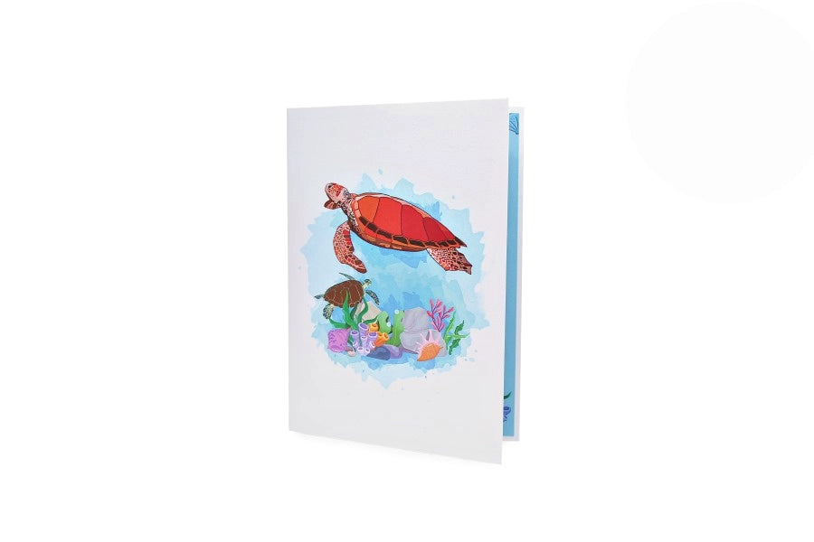 Wonder Paper Art - Turtle Pop Up Card