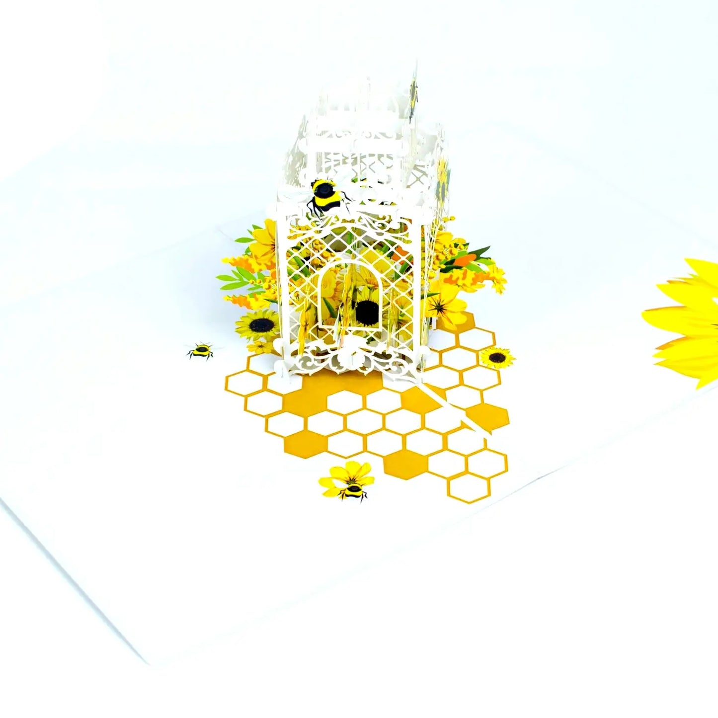 Wonder Paper Art - Bees 3D pop up Card/Will Mail For You
