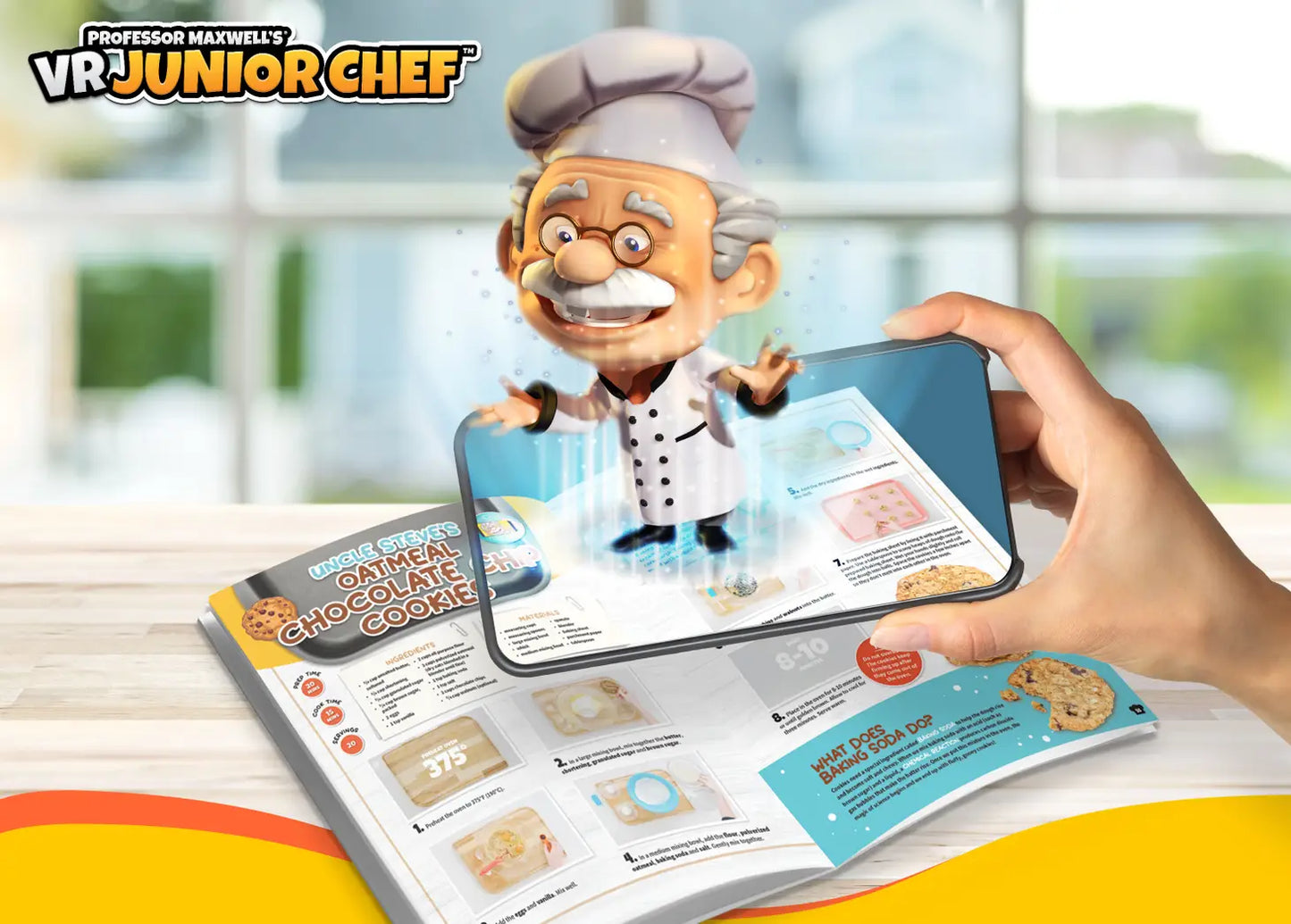 Abacus Brands, Inc. - Professor Maxwell's VR Junior Chef - Interactive Cooking Set