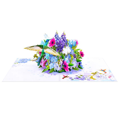 Wonder Paper Art - Flower Garden Pop Up Card - 3D Card