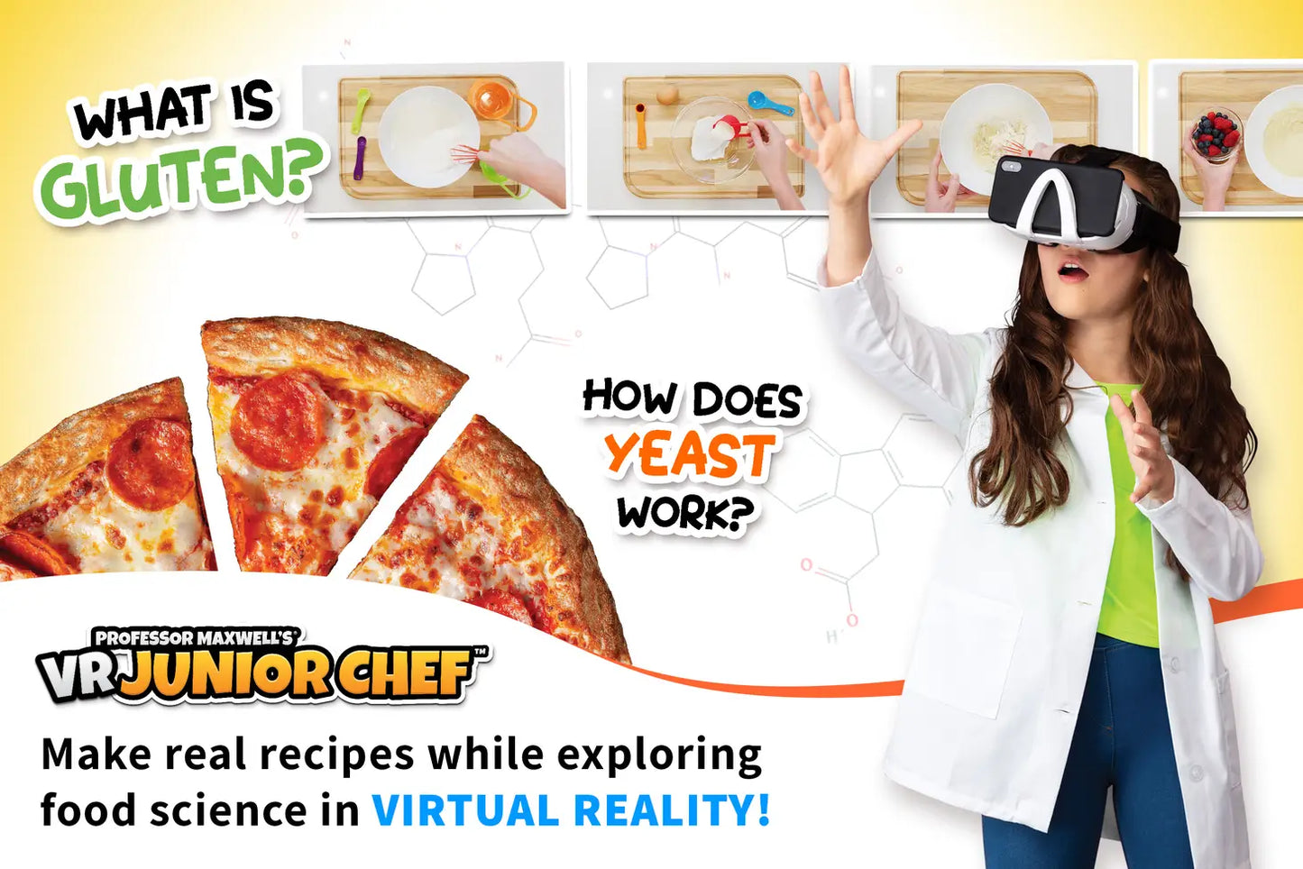 Abacus Brands, Inc. - Professor Maxwell's VR Junior Chef - Interactive Cooking Set
