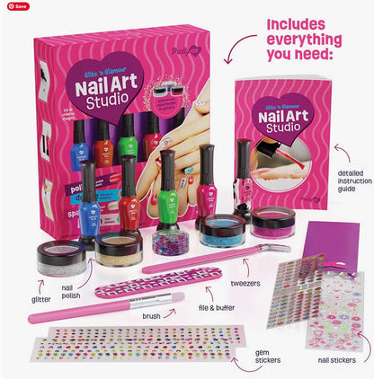 Surreal Brands - Nail Art Studio for Girls - Nail Polish Kit