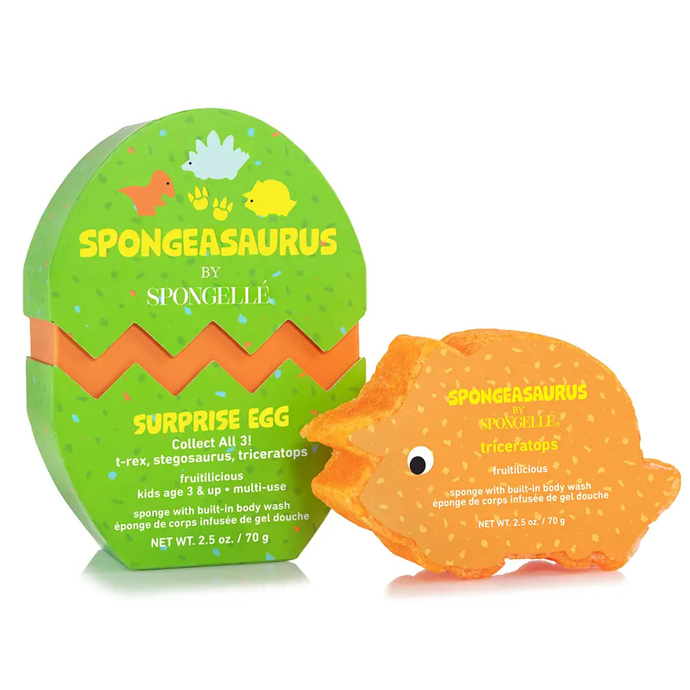 SURPRISE Spongeasaurus Dinosaur Sponges by Spongelle