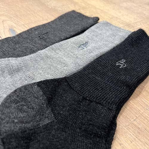 Alpaca Socks - Business - Black: Size Large
