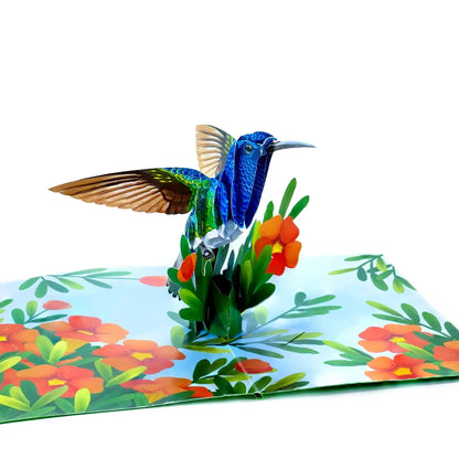 Wonder Paper Art - Hummingbird 3D Pop Up Card