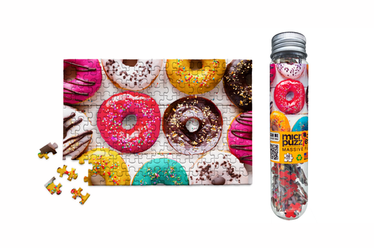 Micro Puzzles - Donuts Mini Jigsaw Puzzle for Food Lovers