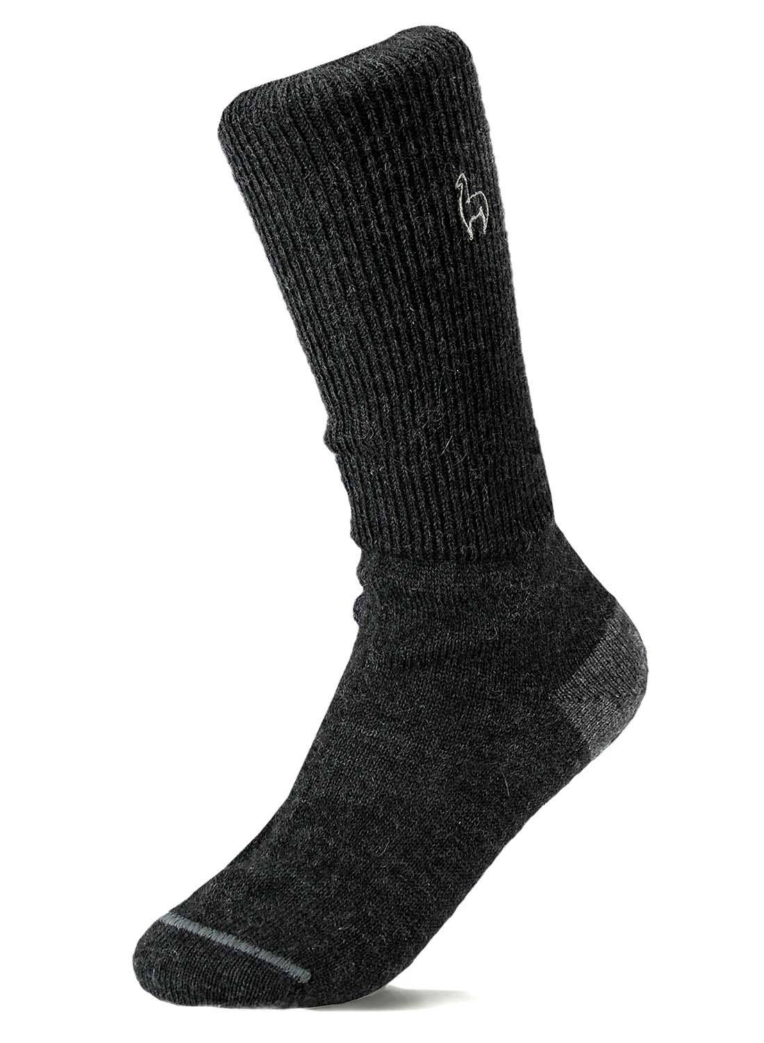 Alpaca Socks - Business - Black: Size Large