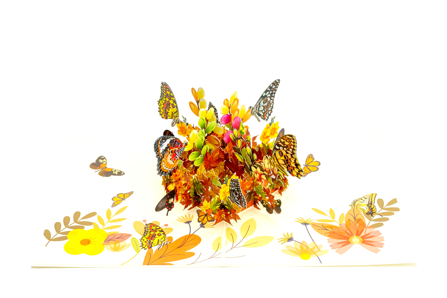 Wonder Paper Art - Butterfly 3D Birthday Greeting card