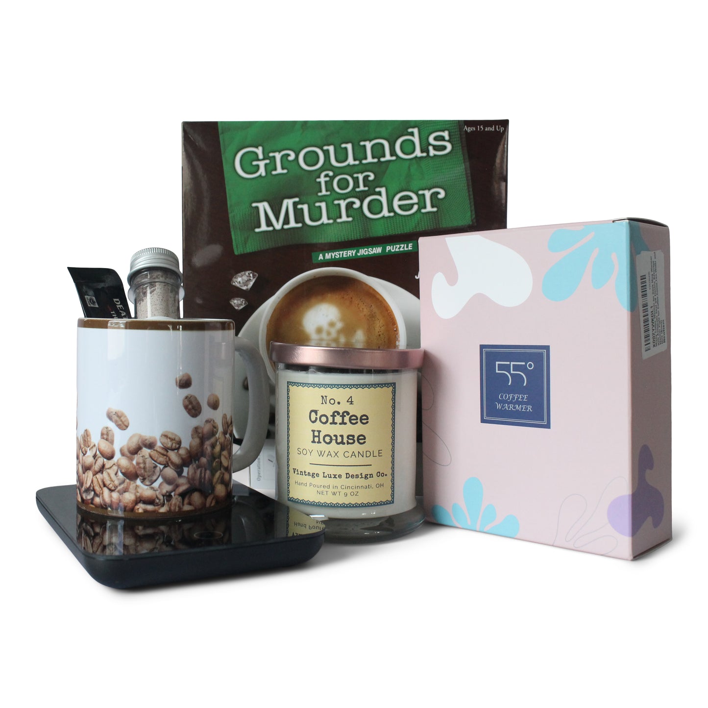 'Grounds For Murder' Coffee Lovers Gift Set