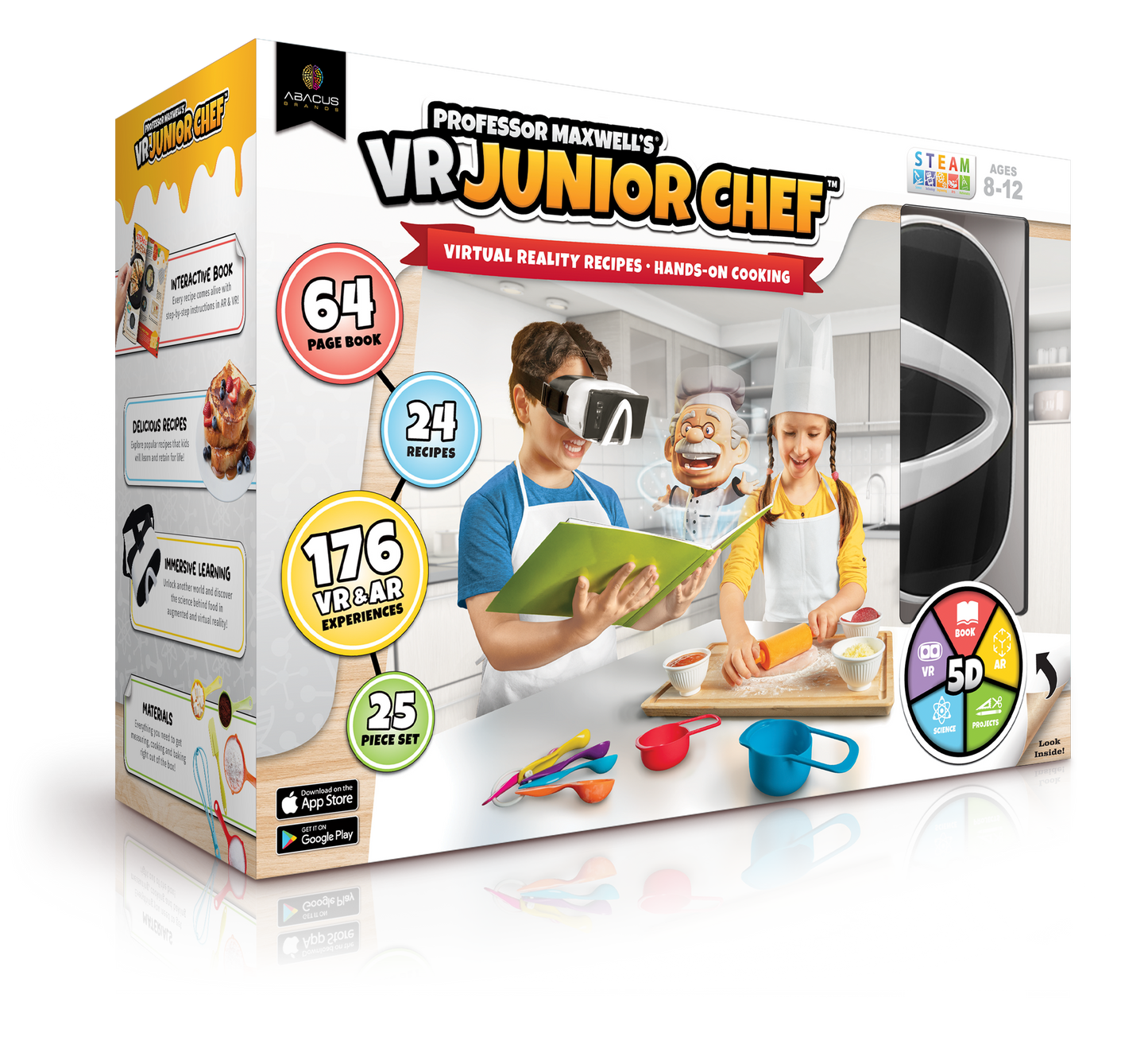 Abacus Brands, Inc. - Professor Maxwell's VR Junior Chef - Interactive Cooking Set