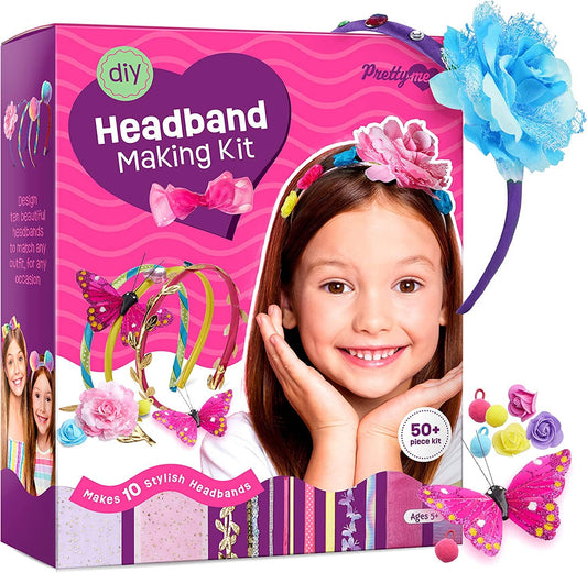 Surreal Brands - Pretty Me Headband Making Kit for Girls