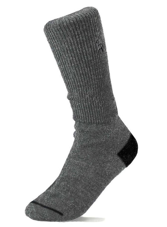 Alpaca Socks - Business - Charcoal: Size Large