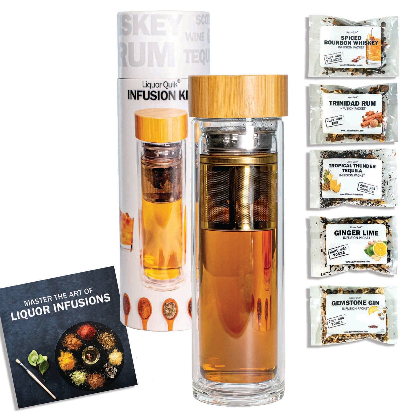 ThousandOaksBarrelCo. - Liquor Infusion Kit with 5 packets of infusions