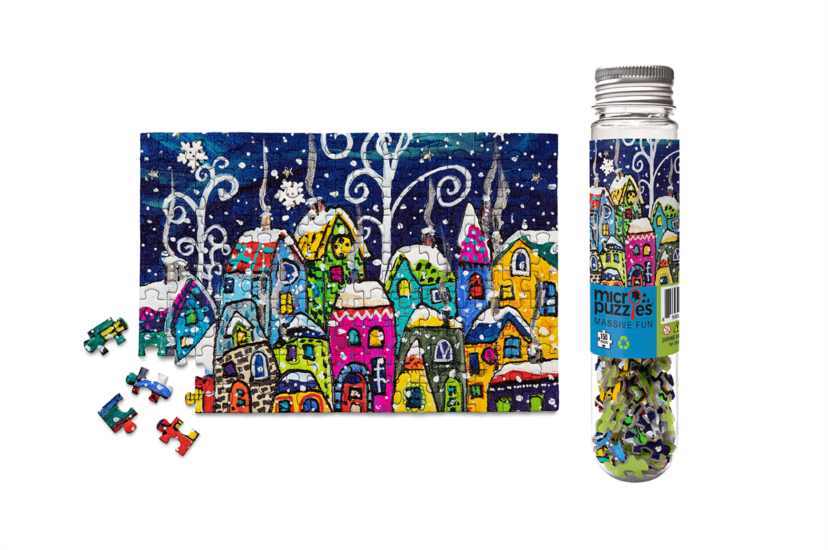 Micro Puzzles - Winter Wonderland MicroPuzzle - Mini Jigsaw Puzzle Holiday