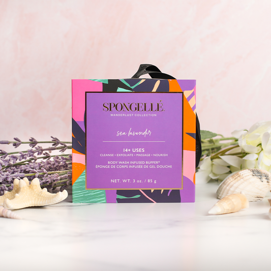 Spongellé - Sea Lavender Wanderlust Boxed Flower