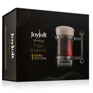 JoyJolt - Combination Wrench Glass Beer Mug, 17 oz