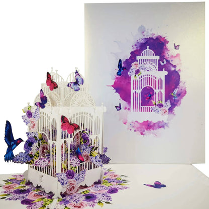 Wonder Paper Art - Butterflies 3D Card