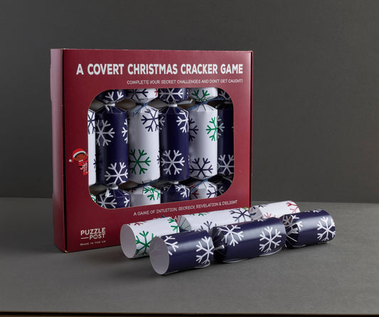 Puzzle Post UK - 6 Christmas Crackers - A Covert Christmas dinner game
